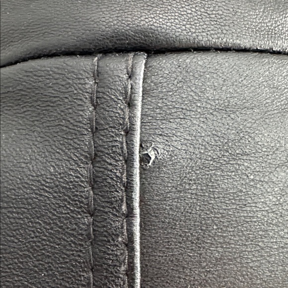 Michael Kors Black Moto Leather Jacket size S - Picture 12 of 13